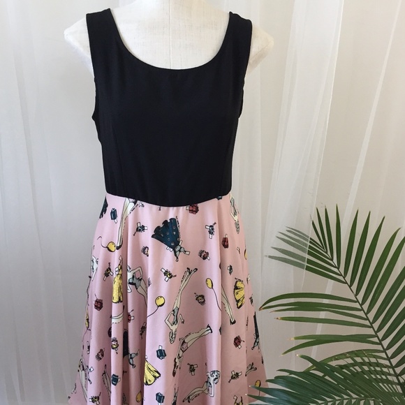 SmakParlour Paper Doll Dress (Sz XL fits like a L) - Picture 2 of 6